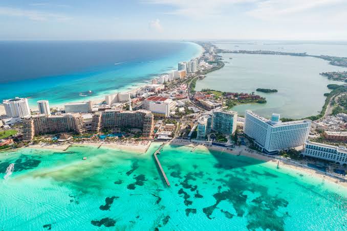 Tulum coastal ruins overlooking turquoise Caribbean water